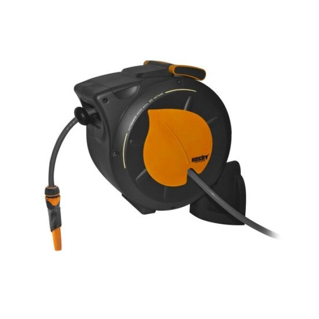 Tambur automat pentru furtune de gradina, pana la 20 m lungime, Hecht 08666