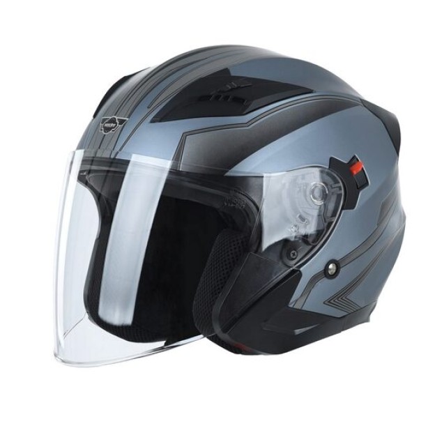 Casca de protectie moto scuter HECHT 52627, material ABS, design modern, marime M