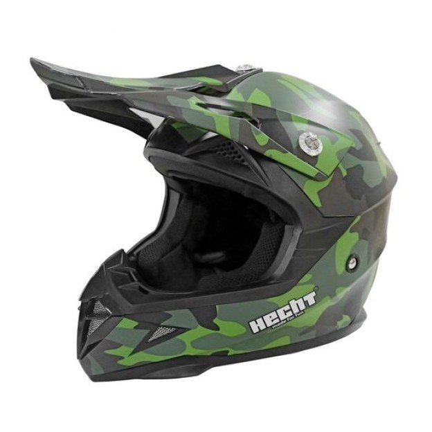Casca moto ATV integrala HECHT 56915M, STARS design, material ABS, marime M 57-58 cm, multicolor