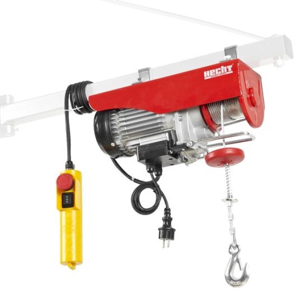 Troliu electric cu franghie HECHT 8450, putere motor 800 W, sarcina maxima 500 kg