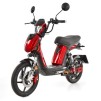 Scuter electric moped HECHT Betis Red, 800 W, autonomie 40 km, viteza maxima 40 km/h, acumulator Li-Ion 48 V, 12 Ah, rosu
