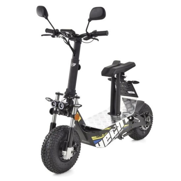 Scuter electric HECHT Terris Black, 3000 W, autonomie 50 km, viteza maxima 45 km/h, acumulator Li-Ion 60 V, 20 Ah, negru