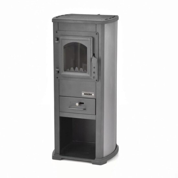 Soba pe lemne HECHT VERVIS, putere 5-7 kW, diametru evacuare 120 mm, pentru lemne si bricheti