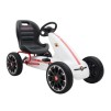Kart cu pedale HECHT Abarth White, greutate maxima suportata 25 kg, dimensiuni 113 x 57 x 73 cm, alb