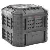Lada pentru compost HECHT 6600, volum 600 litri, din plastic, negru