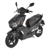 Scuter electric HECHT Equis Black, acumulator 72 V, 20 Ah, motor 1800 W, viteza maxima de 45 km/h, autonomie 65 km, negru