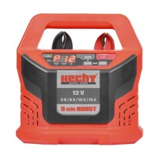 Incarcator inteligent pentru acumulatori auto HECHT 2013, pentru baterii Pb, plumb-acid, iesire 12V, 2-15 A, 4-300 Ah