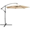 Umbrela de soare pentru gradina HECHT Sandy I, diametru 2.5 m, protectie UV, cadru din aluminiu