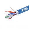 Cablu FTP cat.6 cupru integral 0,51 albastru rola 305ml TED Wire Expert TED002426 BBB