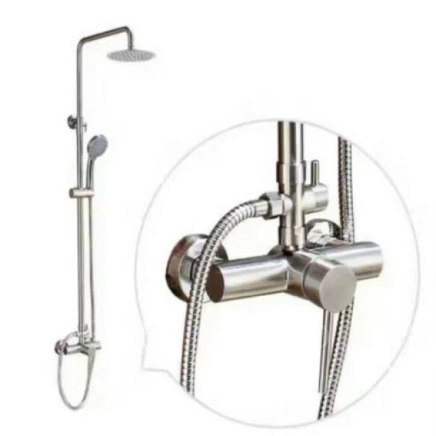 Coloana dus inox SUS304 satinat AT1CT-D1OC-RS1S-LY006