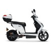 Scuter electric KUBA Eco Rider MQ, autonomie 60 km viteza maxima 25 km/h putere 800W acumulatori 60V/20Ah, alb, nu necesita permis