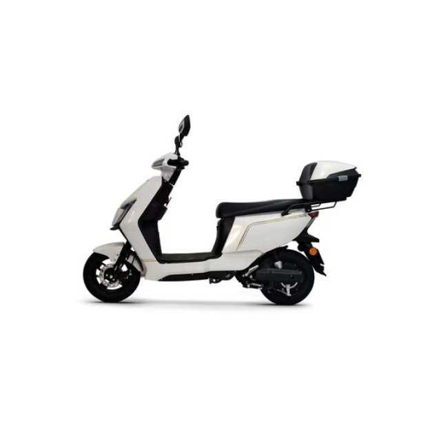 Scuter electric Kuba REE1500, Motor 1000W, 2 Locuri, 45 km/h, Acumulator 60V 20Ah, Autonomie 60 – 70km, Bord digital, Alb