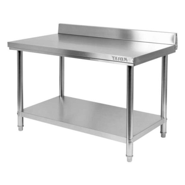 Masa de lucru 1500x700xh850+100mm cu spatiu de depozitare si tablie Yato YG-09034