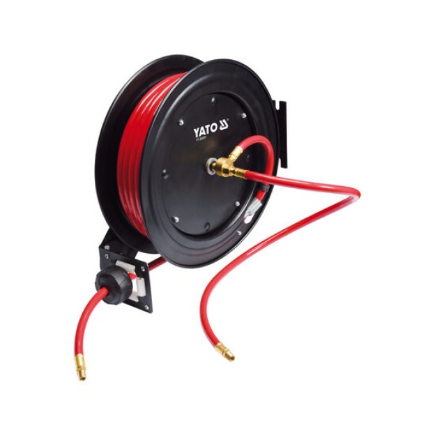 Furtun aer comprimat 20m, suport metalic Yato YT-24251