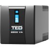 UPS 2200VA 1250W cu Stabilizator si Management, 3x Schuko, Ecran LCD si 4x Acumulator 12V 7Ah, TED Electric TED004666