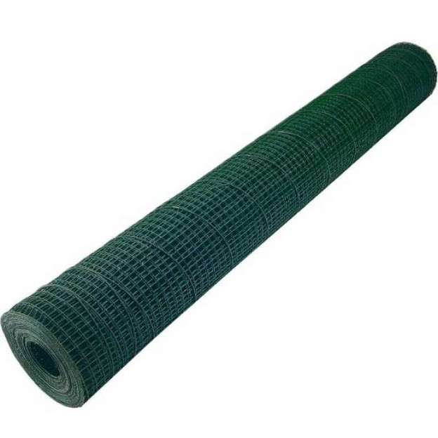 Plasa plastic 10x10 mm - 1x25 m, verde - 2210169 DSH 241376