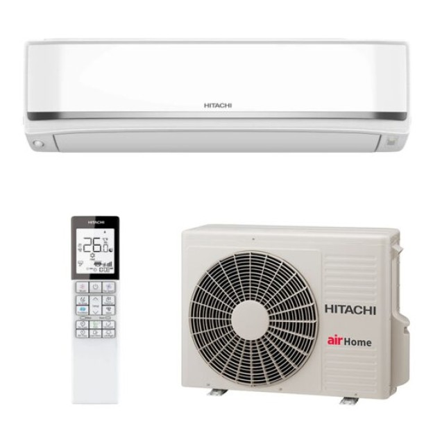 Aparat de aer conditionat Hitachi AirHome 800 de 12000 BTU,control WiFi, Frostwash, SmartEco, clasa energetica A+++/A+++