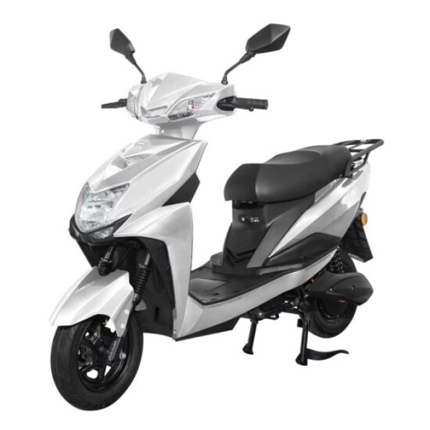 Scuter Electric 1500W, Volta VS1 Fara permis, 60V, 20Ah, viteza maxima 25 Km pe ora, Autonomie 74 Km, culoare ALB