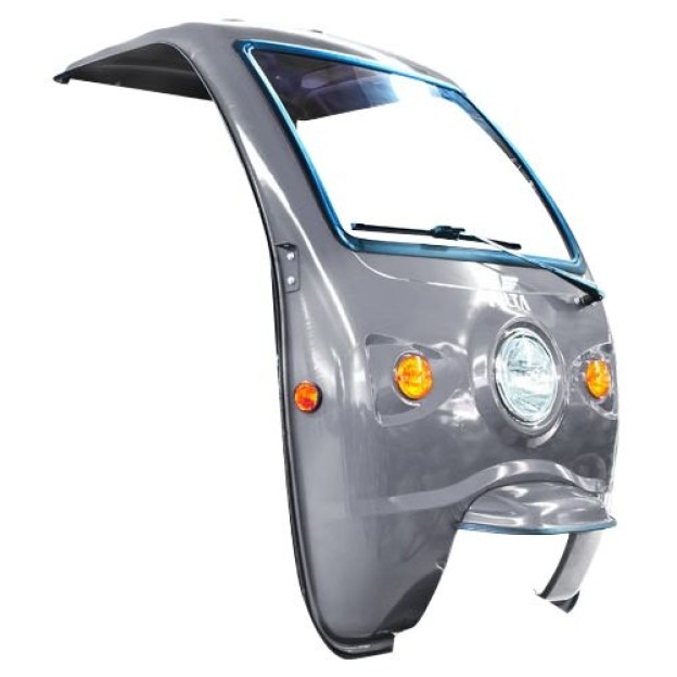 Cabina pentru triciclu electric VT5, Voltarom Hercules, Metal, Gri