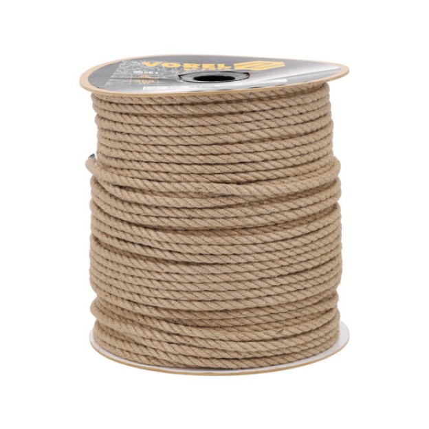 Sfoară de iută 10mm 200m Vorel 69561