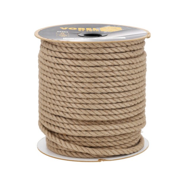 Sfoară de iută 14mm 100m Vorel 69563