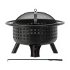 Vatra foc otel, 79x79x63 cm Lund 99915