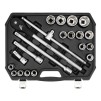 Trusă tubulare 3/4'' 21 piese Yato YT-13351