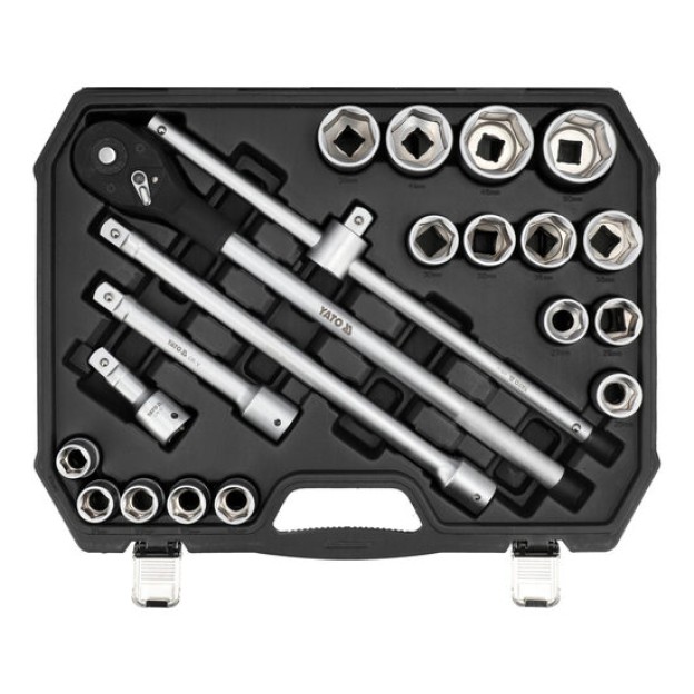 Trusă tubulare 3/4'' 21 piese Yato YT-13351