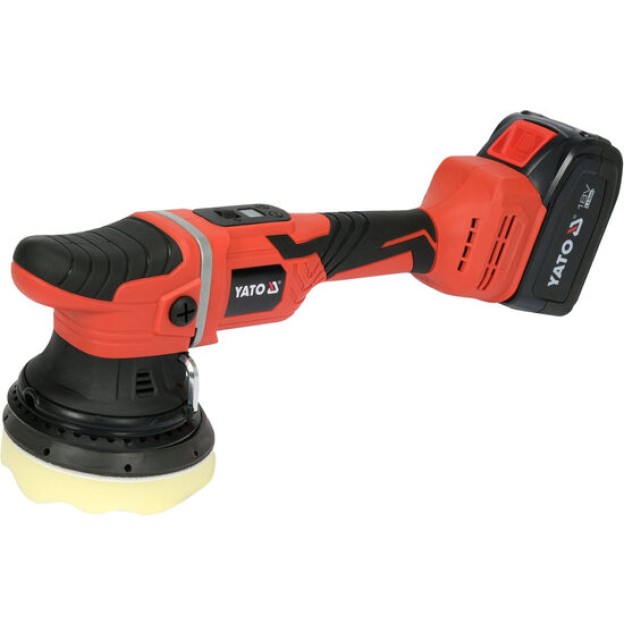 Aparat de polișat 18v 125mm, 1x4ah Yato YT-82924