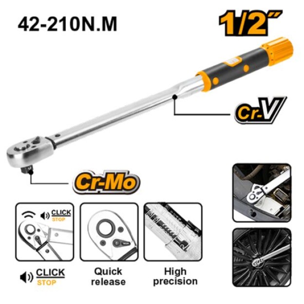Cheie Dinamometrica 1/2 40-200nm INGCO HPTW200N1