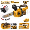 Drujba electrica de mana cu 2 acumulatori 4Ah, 20V, 900W, 7.9m/s Ingco CGSLI201286