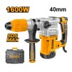 Ciocan Rotopercutor 1600W, 10J, 3850bpm, 630rpm, SDS MAX, perii zerva Ingco RH1600388