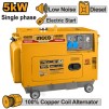 Generator curent 5KW - 220V Silentios, Diesel 9 CP, Ingo GSE50001 INGCO GSE50001