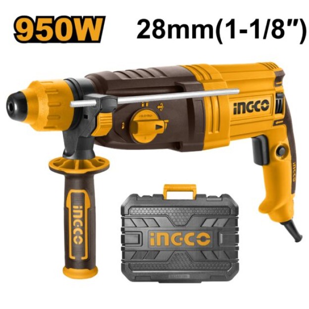 Ciocan Rotopercutor SDS 950W, 2.5 J, Ingco RGH9528