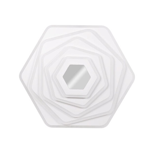 Plafoniera Infinity LED 112W 3CCT cu telecomanda, alb, Erste
