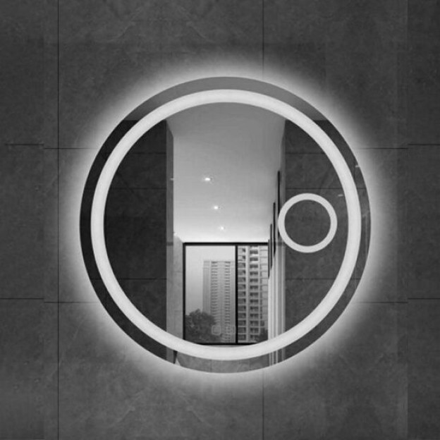 Oglinda LED touch Luzzione 60x60cm functie dezaburire colectia Marcello Funghi AT1CT-D1OC-RS1S-069S