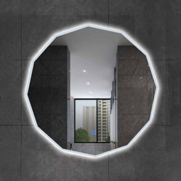 Oglinda LED touch Zimettria 70x70cm colectia Marcello Funghi AT1CT-D1OC-RS1S-084S