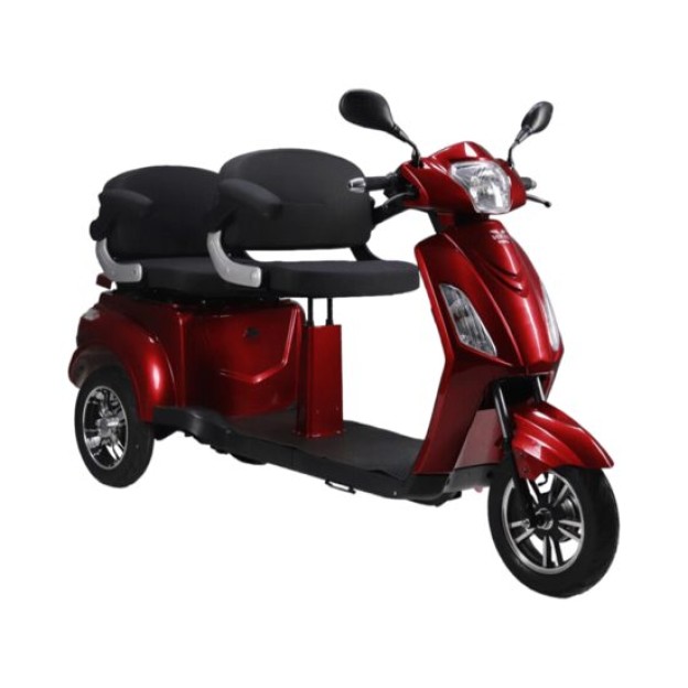 Triciclu Electric 2 Persoane Volta VM4+, Motor 1000W 60V, Baterie 20Ah cu Autonomie 36km, fara permis (carnet)