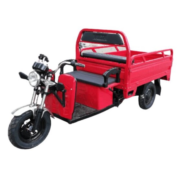 Triciclu electric Hercules VT5, Motor 3900W, 72V, 45Ah, viteza maxima 25 km pe ora, pana la 50km autonomie, FARA Permis, Triciclu Electric, Rosu