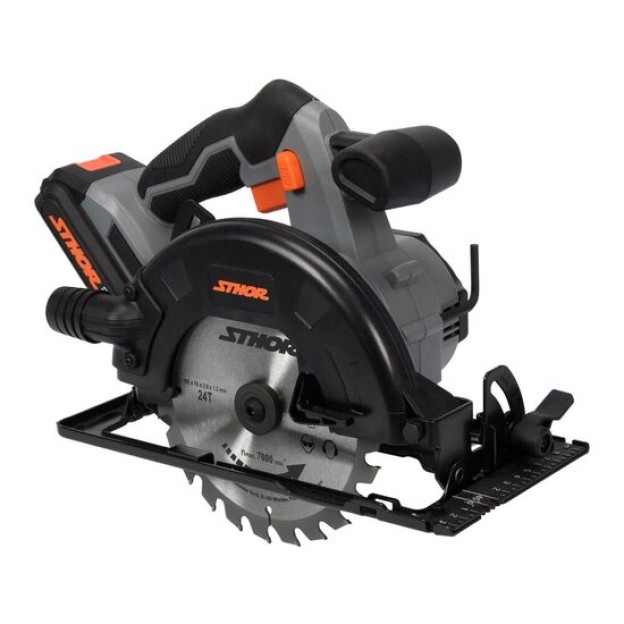 Circular de mână sthor 20v, 165mm, 1x2ah Sthor 78133