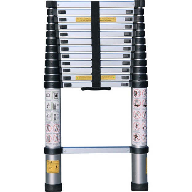 Scara telescopica din aluminiu 3.8m, 13 trepte Vorel 17700