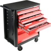 Dulap cu scule profesional 7 sertare echipat complet cu 141 piese Yato YT-55291