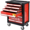 Dulap metalic de scule echipat cu 185 piese Yato YT-55307, Crom Vanadiu, pentru atelier auto, profesional
