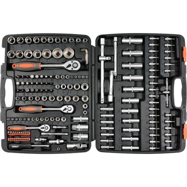 Trusa tubulare 1/2 -3/8 - 1/4'', 173 buc Sthor 58688
