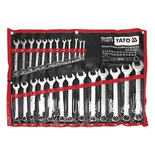 Set 25 chei combinate 6 - 32 mm Yato YT-0075