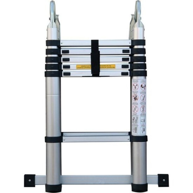 Scara telescopica din aluminiu 3.8 m, 2 x 6 trepte Vorel 17703