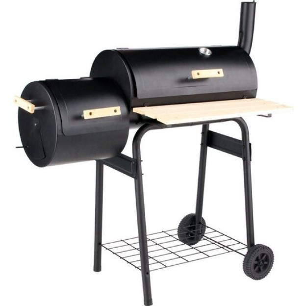 Gratar bbq cu afumatoare si termometru Vorel 99513
