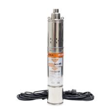 Pompa submersibila apa curata de adancime Ruris Aqua 40,corp inox, 750 W, 30 l/min debit apa, 100 m inaltime refulare, 15 m adancime absorbtie
