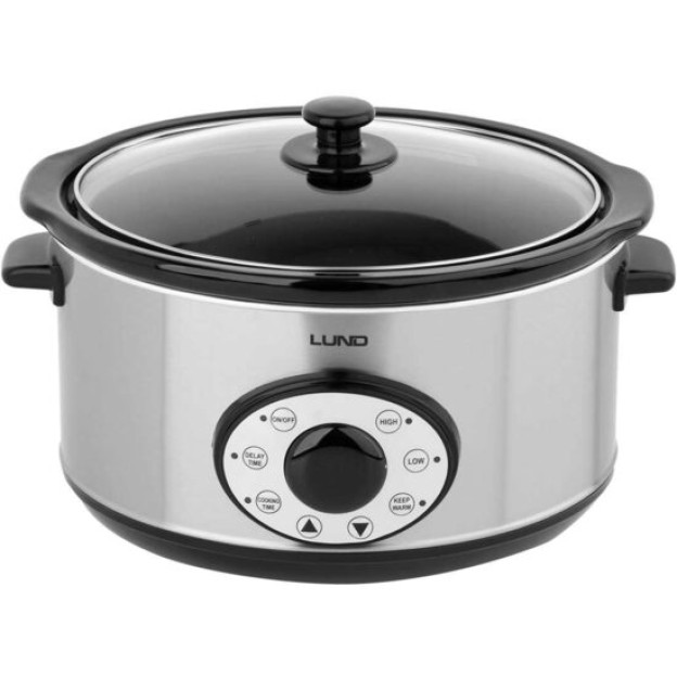 Slow cooker, 280W, 4,5 L cu timer Lund 67660