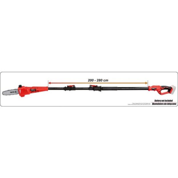 Fierăstrău telescopic 18V, fără acumulator Yato YT-82837